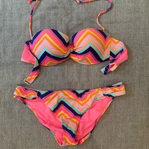 Multi-colored Bathing Suit